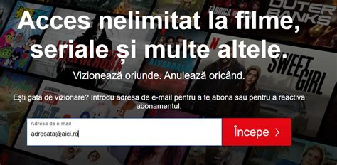 Cum îți faci cont pe Netflix .